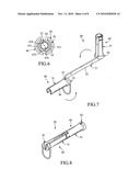 Tool for installing and removing male F-type coaxial cable connector diagram and image