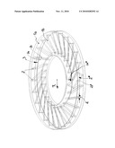 Brake Disc Having Ribs Arranged Between Two Friction Rings diagram and image
