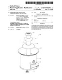 DISPOSABLE POD AND BATTERY OPERATED CHOCOLATE FOUNTAIN diagram and image