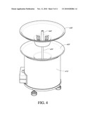 DISPOSABLE POD AND BATTERY OPERATED CHOCOLATE FOUNTAIN diagram and image