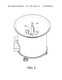 DISPOSABLE POD AND BATTERY OPERATED CHOCOLATE FOUNTAIN diagram and image