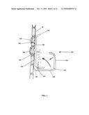 Holder for Attachment to Chain Link Fence diagram and image