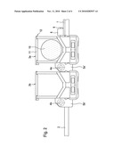 MODULAR HOLDING DEVICE FOR MOUNTING PARTS LOCATED INSIDE AN AIRCAFT FUSELAGE diagram and image