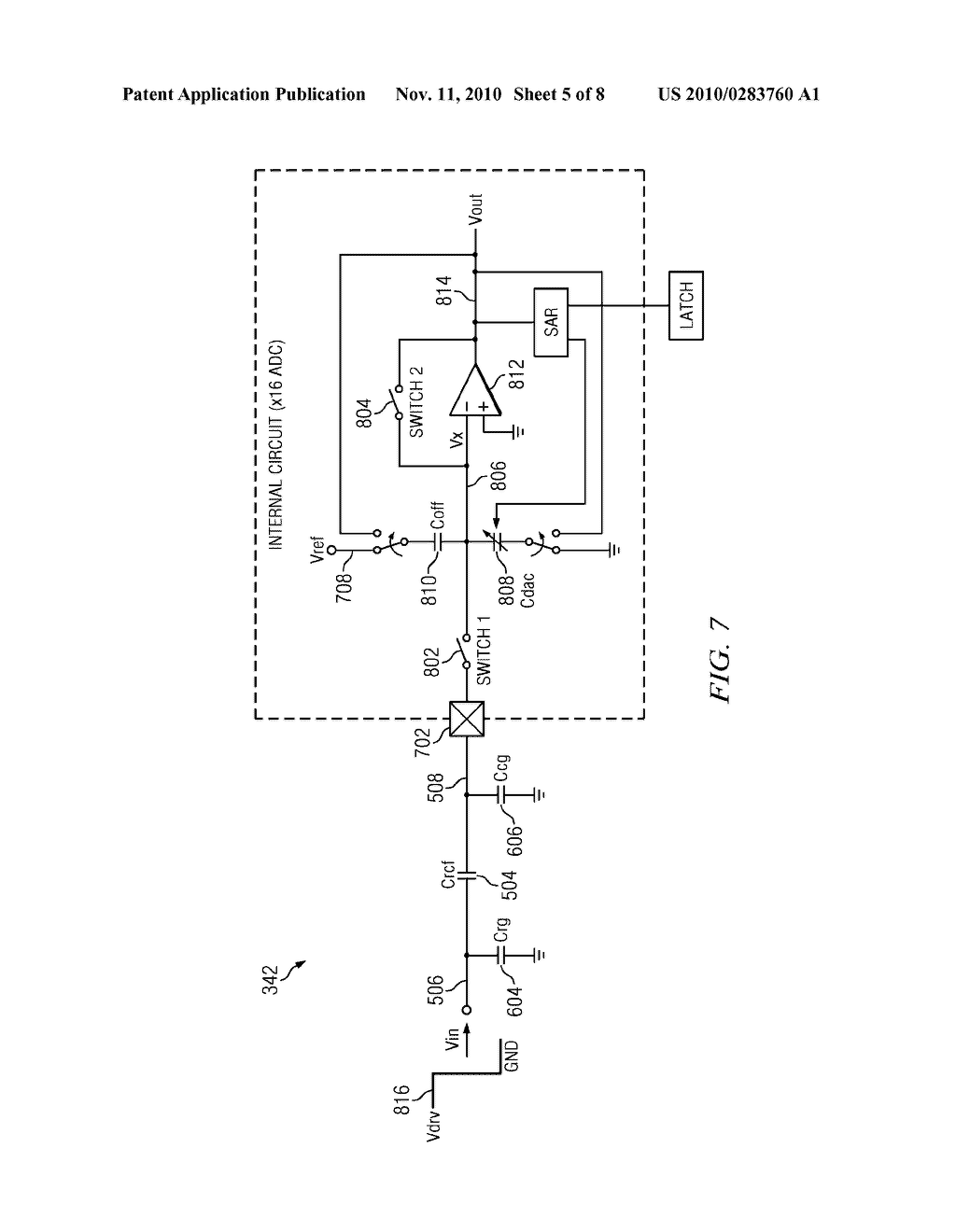 METHOD AND APPARATUS FOR SCANNING A TOUCHSCREEN WITH MULTI-TOUCH DETECTION USING MASTER/SLAVE DEVICES - diagram, schematic, and image 06