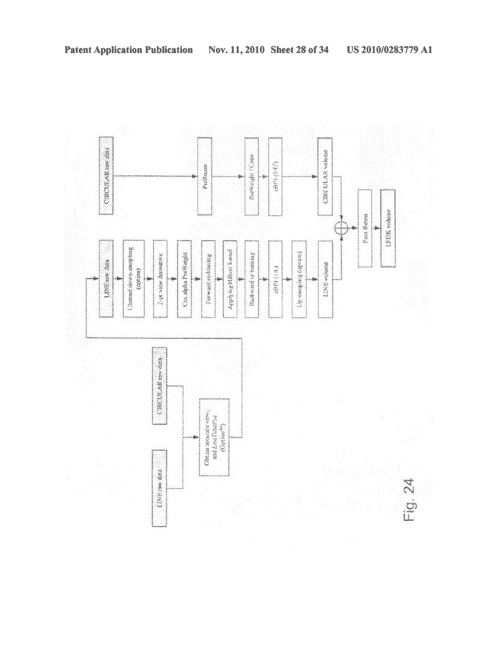 METHOD AND SYSTEM FOR TOMOGRAPHIC RECONSTRUCTION IN MEDICAL IMAGING USING THE CIRCLE AND LINE TRAJECTORY - diagram, schematic, and image 29