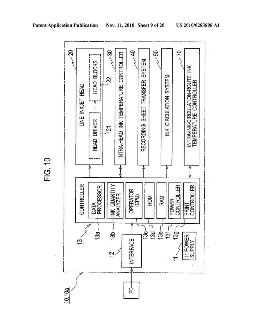 INKJET PRINTER - diagram, schematic, and image 10