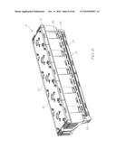 PRINTER PRINT ENGINE WITH CRADLED CARTRIDGE UNIT diagram and image