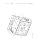 PRINTER PRINT ENGINE WITH CRADLED CARTRIDGE UNIT diagram and image