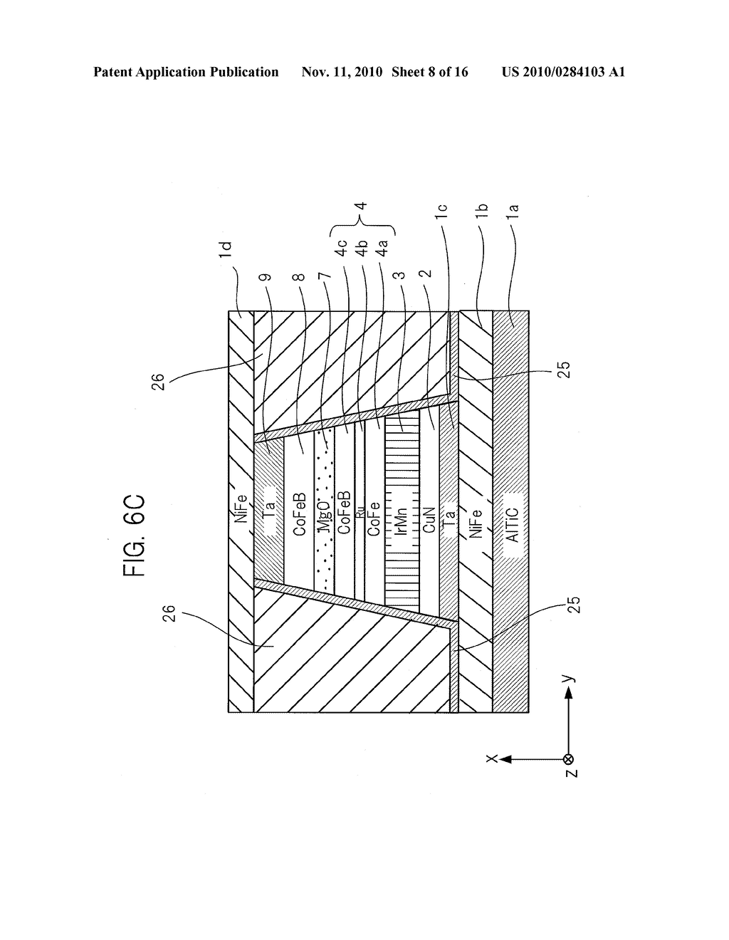 MAGNETORESISTIVE EFFECT DEVICE, MAGNETIC HEAD, AND INFORMATION STORAGE APPARATUS - diagram, schematic, and image 09