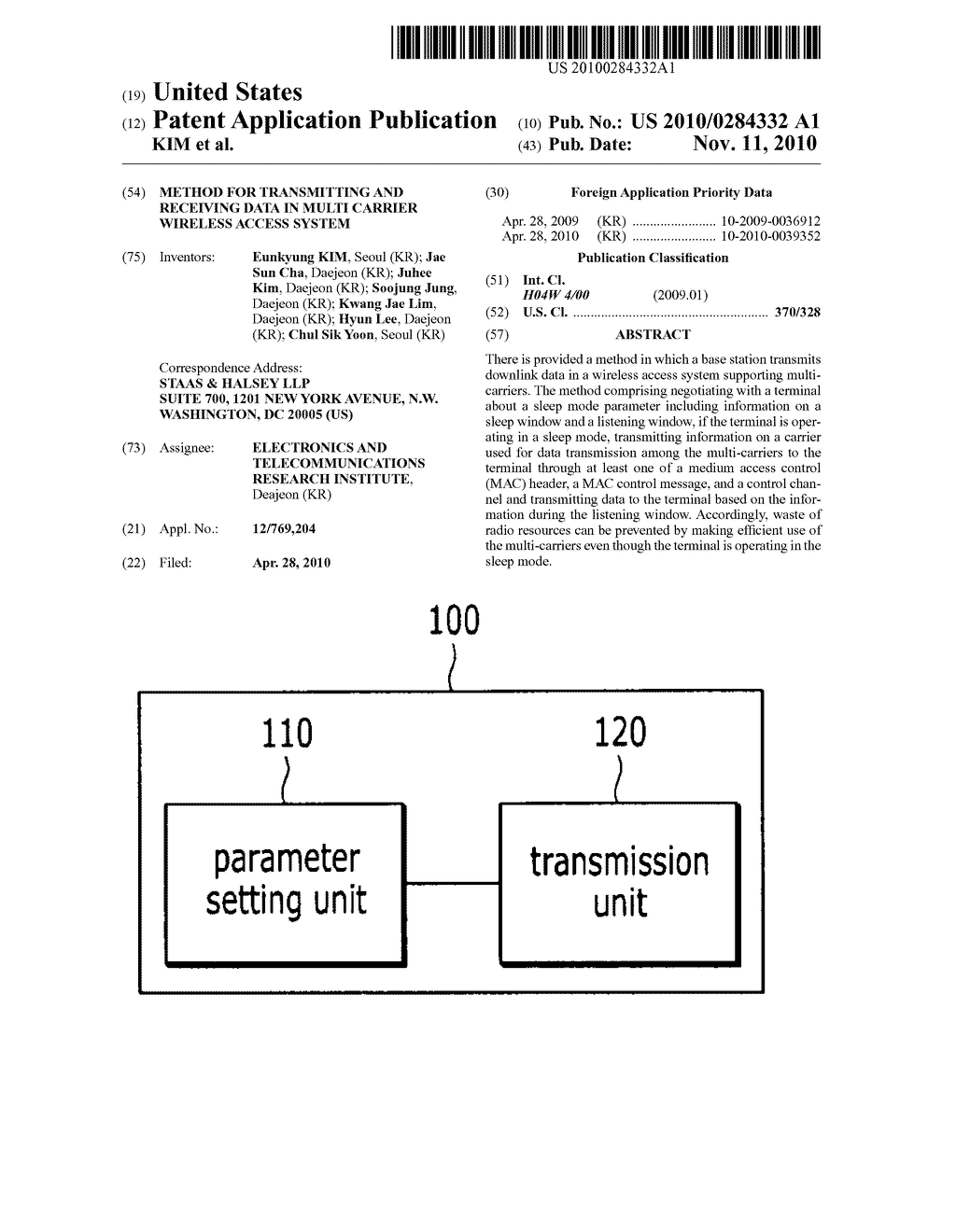 METHOD FOR TRANSMITTING AND RECEIVING DATA IN MULTI CARRIER WIRELESS ACCESS SYSTEM - diagram, schematic, and image 01