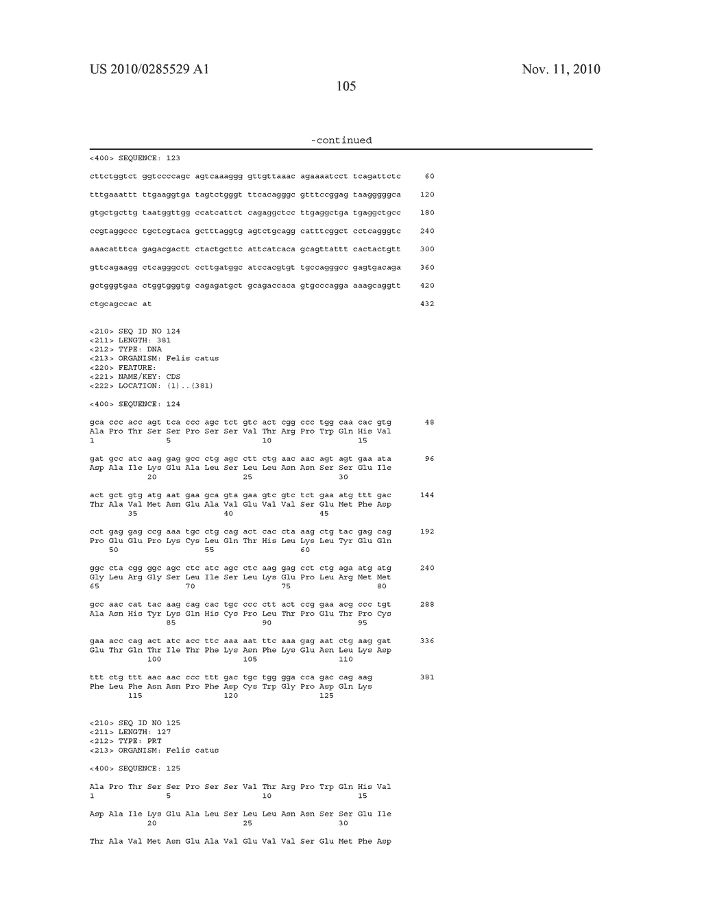 FELINE GRANULOCYTE MACROPHAGE COLONY STIMULATING FACTOR PROTEINS - diagram, schematic, and image 106