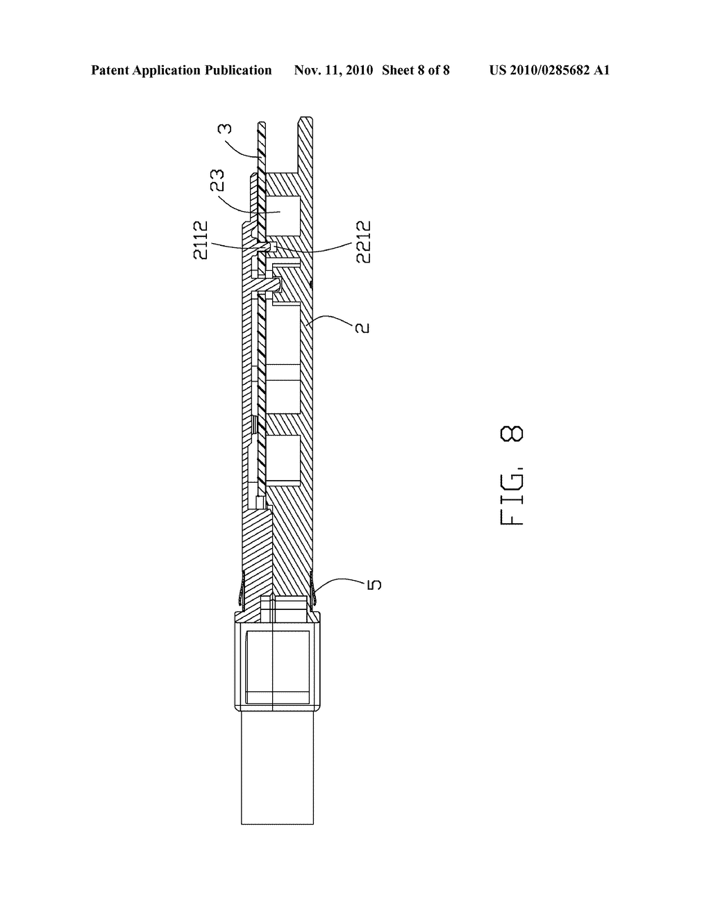 ELECTRICAL CONNECTOR ASSEMBLY WTH IMPROVED LATCHING MECHANISM - diagram, schematic, and image 09