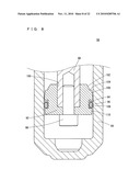 HYDRAULIC CYLINDER DEVICE AND BOAT PROPELLING APPARATUS INCLUDING THE SAME diagram and image