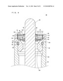 HYDRAULIC CYLINDER DEVICE AND BOAT PROPELLING APPARATUS INCLUDING THE SAME diagram and image