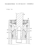 HYDRAULIC CYLINDER DEVICE AND BOAT PROPELLING APPARATUS INCLUDING THE SAME diagram and image