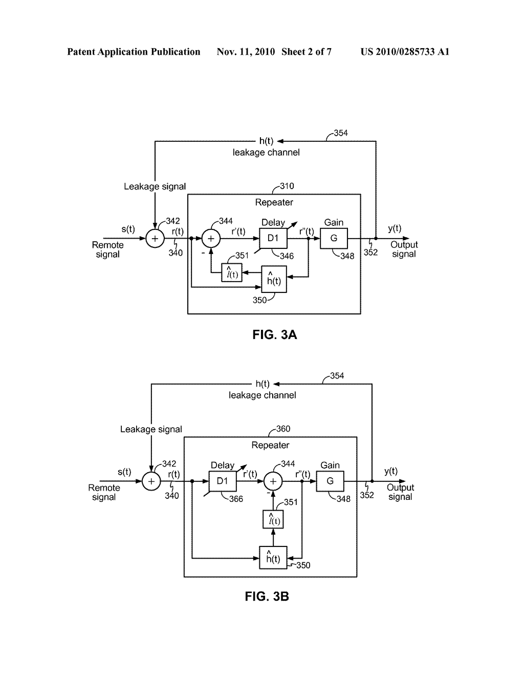 WIDEBAND ECHO CANCELLATION IN A REPEATER - diagram, schematic, and image 03