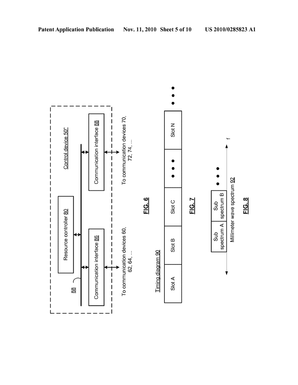 CONTROL DEVICE FOR ALLOCATING RESOURCES TO COMMUNICATION DEVICES THAT USE DIFFERING PROTOCOLS AND METHODS FOR USE THEREWITH - diagram, schematic, and image 06