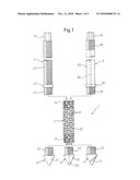 BONE SCREW AND BONE SCREW WITH HOLDING ELEMENT diagram and image