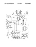 Hydraulic propulsion, gyroscopic energy storage vehicle drive system diagram and image