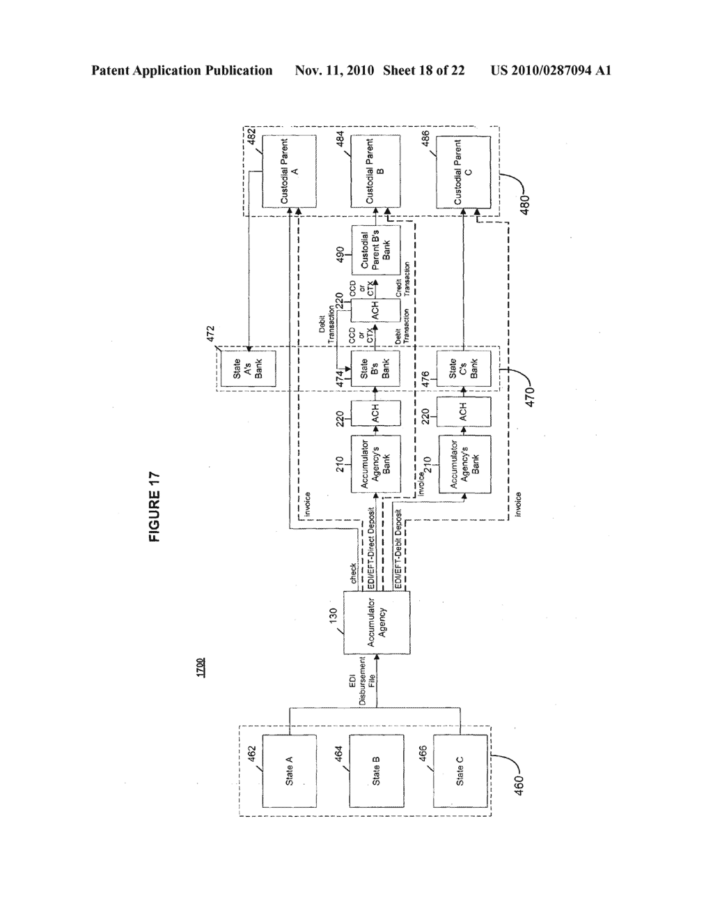 METHOD AND APPARATUS FOR PAYMENT PROCESSING USING DEBIT-BASED ELECTRONIC FUNDS TRANSFER AND DISBURSEMENT PROCESSING USING ADDENDUM-BASED ELECTRONIC DATA INTERCHANGE - diagram, schematic, and image 19