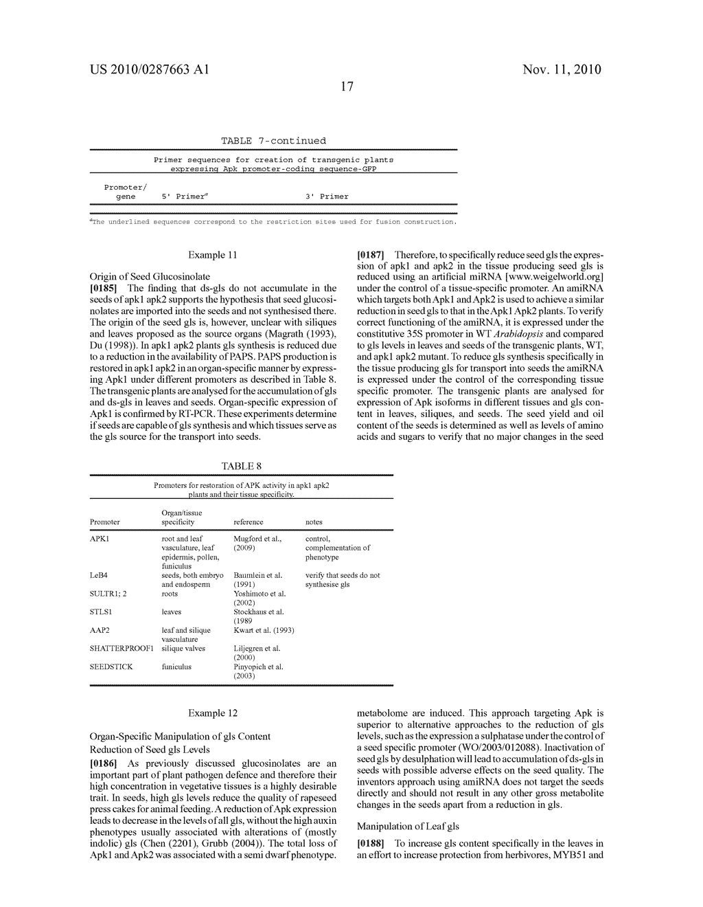 METHODS FOR PRODUCING PLANTS WITH ALTERED LEVELS OF SULPHATED SECONDARY METABOLITES - diagram, schematic, and image 35