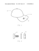 UNIVERSAL CAMERA MOUNT FOR BASEBALL CAP diagram and image