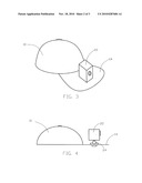 UNIVERSAL CAMERA MOUNT FOR BASEBALL CAP diagram and image