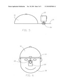 UNIVERSAL CAMERA MOUNT FOR BASEBALL CAP diagram and image