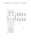 MULTI-ROW WRAPPING MACHINE PARTICULARLY FOR WRAPPING CONFECTIONERY PRODUCTS SUCH AS SLABS OF CHOCOLATE AND SUCHLIKE diagram and image