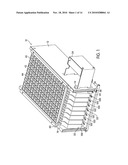 Covered Rack for Holding Fluid Receptacles diagram and image