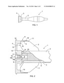 ARRANGEMENT FOR SUPPORTING SHELL INTO BREECH-LOADING WEAPON BARREL diagram and image