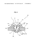 Holding Member, Mounting Structure Having The Holding Member Mounted In Electric Circuit Board, and Electronic Part Having the Holding Member diagram and image