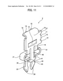 Holding Member, Mounting Structure Having The Holding Member Mounted In Electric Circuit Board, and Electronic Part Having the Holding Member diagram and image