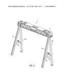 FOLDING SAWHORSE diagram and image