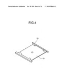 STACKING TYPE TRAY AND TRAY DEVELOPING MECHANISM AND STACKING TYPE TRAY DEVELOPING SYSTEM diagram and image