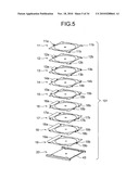 STACKING TYPE TRAY AND TRAY DEVELOPING MECHANISM AND STACKING TYPE TRAY DEVELOPING SYSTEM diagram and image