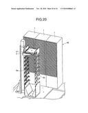 STACKING TYPE TRAY AND TRAY DEVELOPING MECHANISM AND STACKING TYPE TRAY DEVELOPING SYSTEM diagram and image