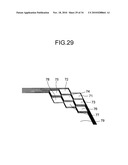 STACKING TYPE TRAY AND TRAY DEVELOPING MECHANISM AND STACKING TYPE TRAY DEVELOPING SYSTEM diagram and image