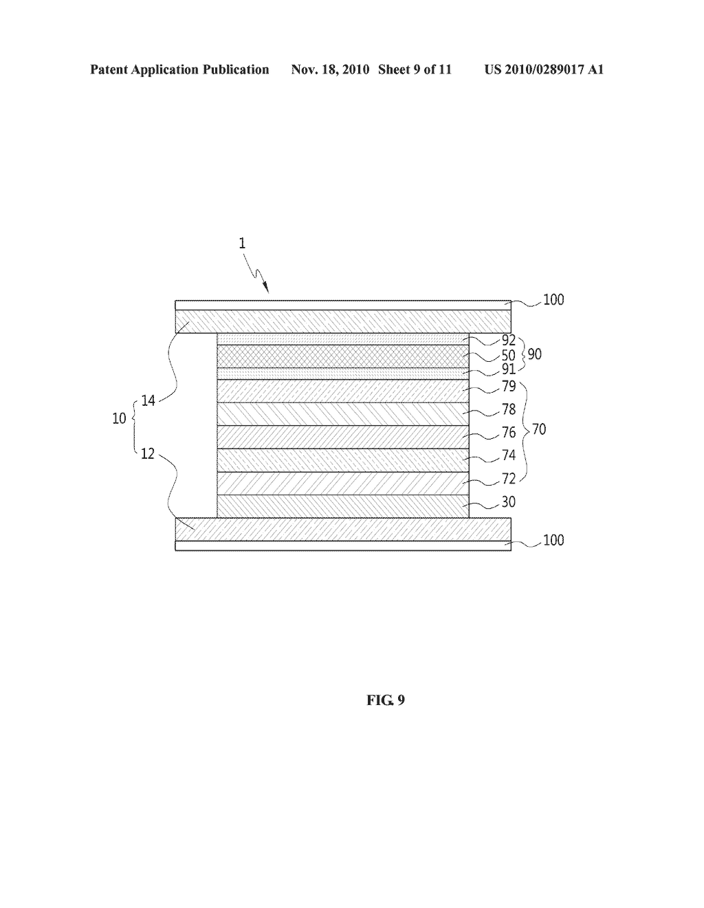 ORGANIC LIGHT EMITTING DIODE AND MANUFACTURING METHOD THEREOF - diagram, schematic, and image 10