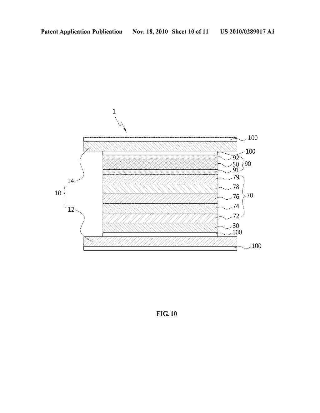 ORGANIC LIGHT EMITTING DIODE AND MANUFACTURING METHOD THEREOF - diagram, schematic, and image 11