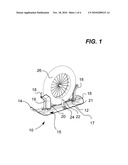 Ski add-on kit for fitting under the wheels of baby strollers diagram and image