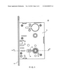 Reversible lock follower assembly for a mortise lock diagram and image