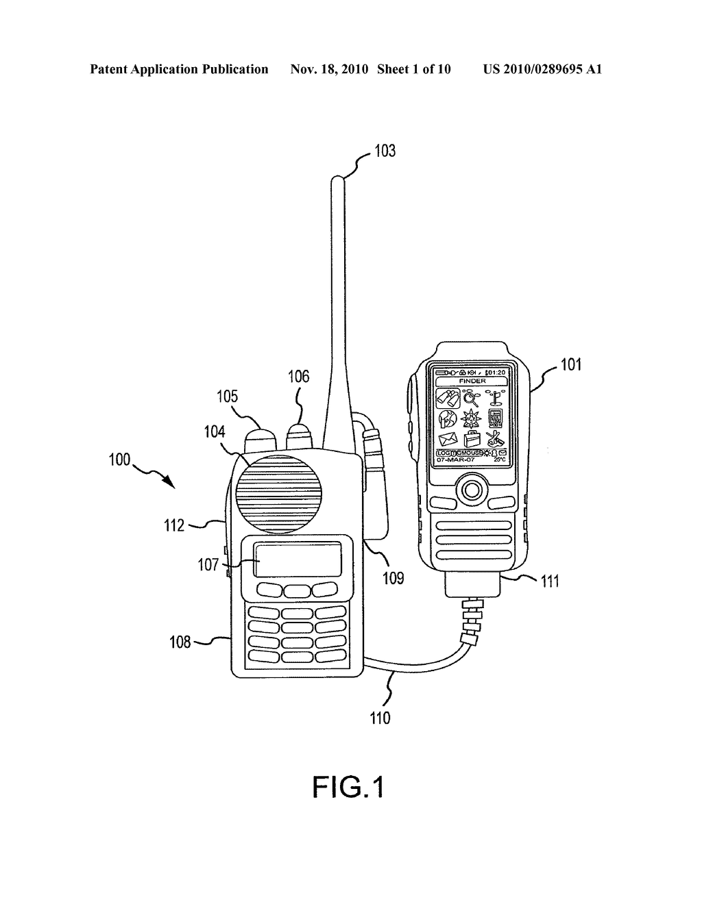 RADIO COMMUNICATION AND GPS NAVIGATION DEVICE - diagram, schematic, and image 02