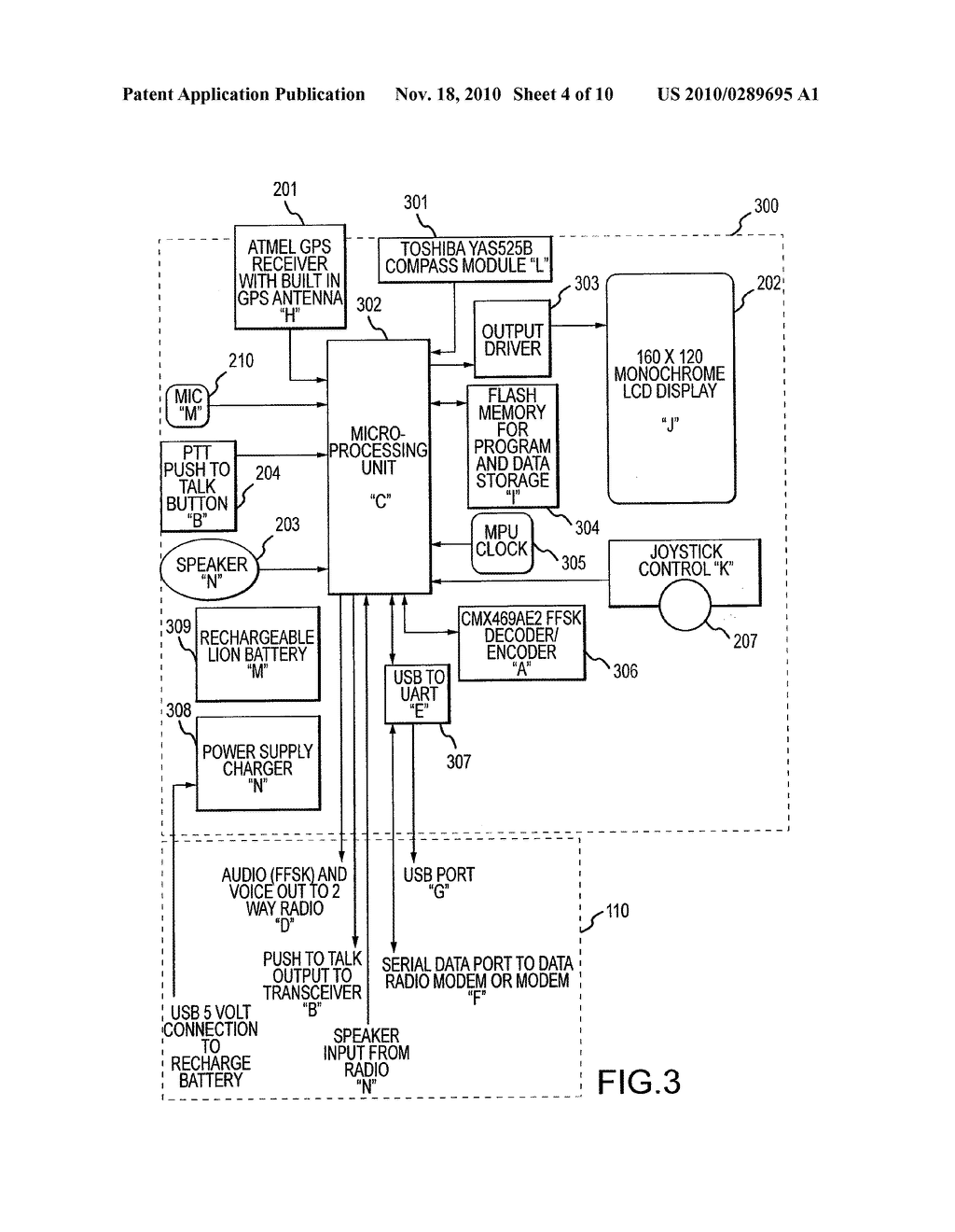 RADIO COMMUNICATION AND GPS NAVIGATION DEVICE - diagram, schematic, and image 05