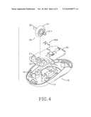 Wheel structure for an electronic input device diagram and image