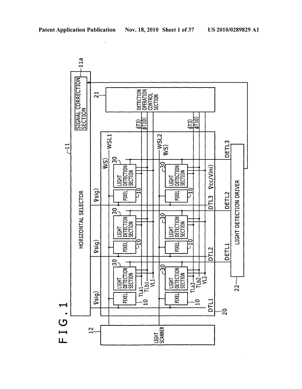 Display apparatus, light detection method and electronic apparatus - diagram, schematic, and image 02