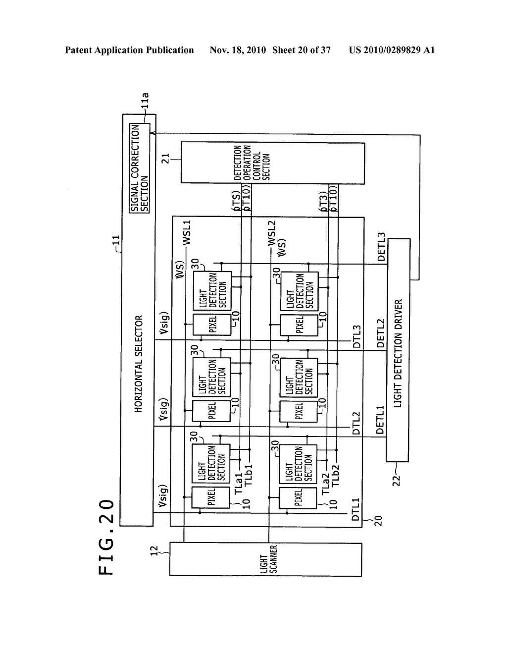 Display apparatus, light detection method and electronic apparatus - diagram, schematic, and image 21