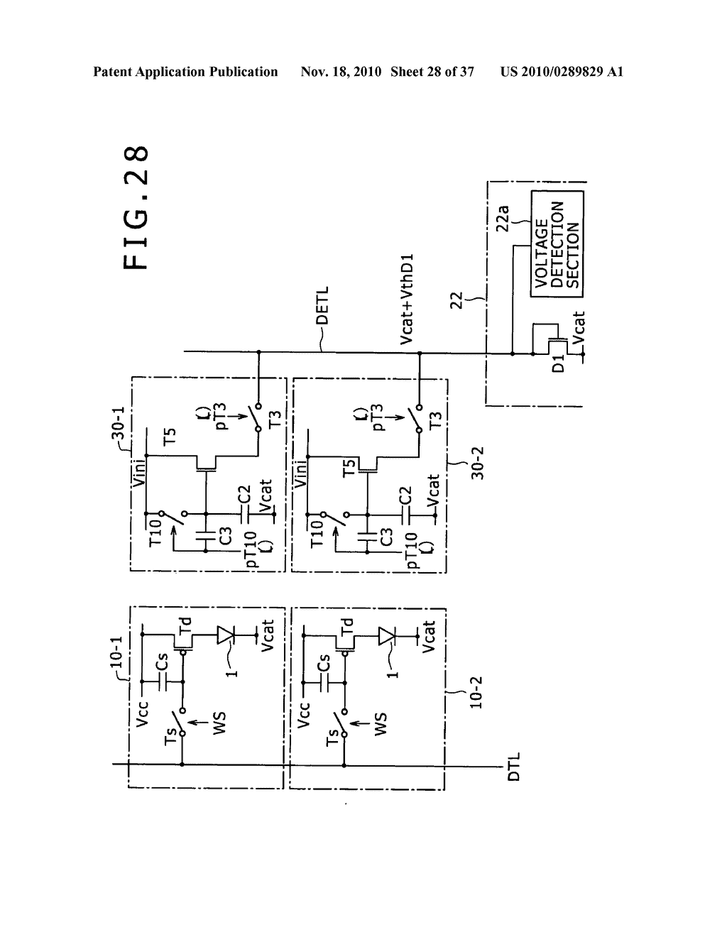 Display apparatus, light detection method and electronic apparatus - diagram, schematic, and image 29