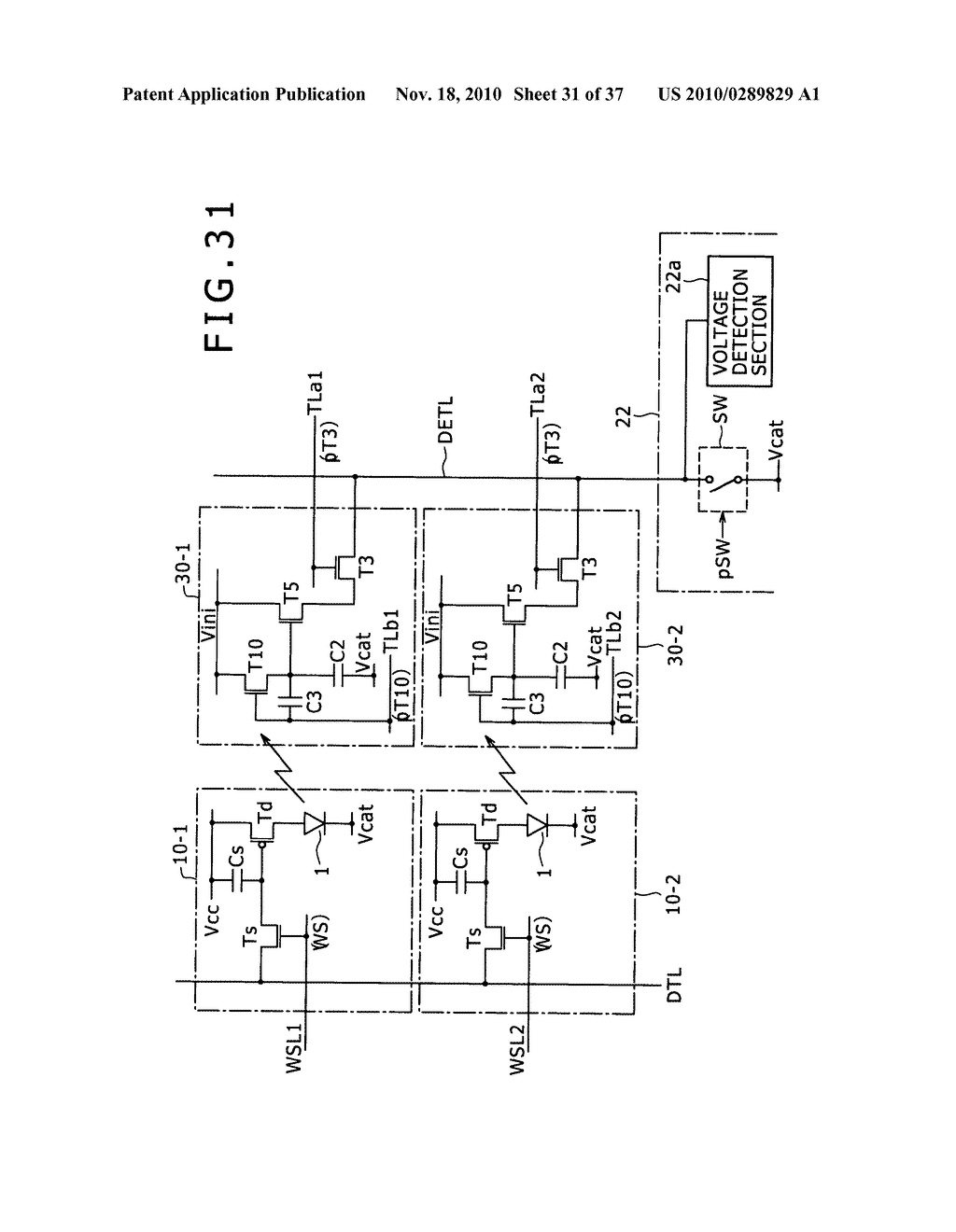 Display apparatus, light detection method and electronic apparatus - diagram, schematic, and image 32