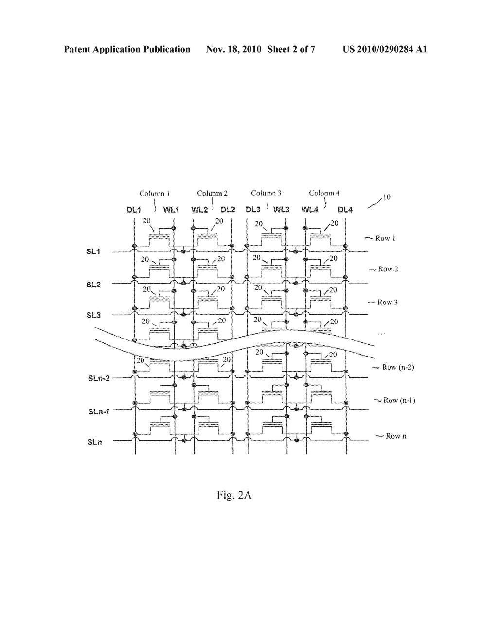 Single-Transistor EEPROM Array and Operation Methods - diagram, schematic, and image 03